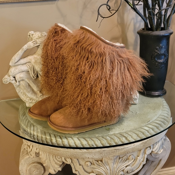 Australia Luxe Collective Huns Boot Mongolian Sheep Hair Sheep in Size 8. #399 - Picture 5 of 17